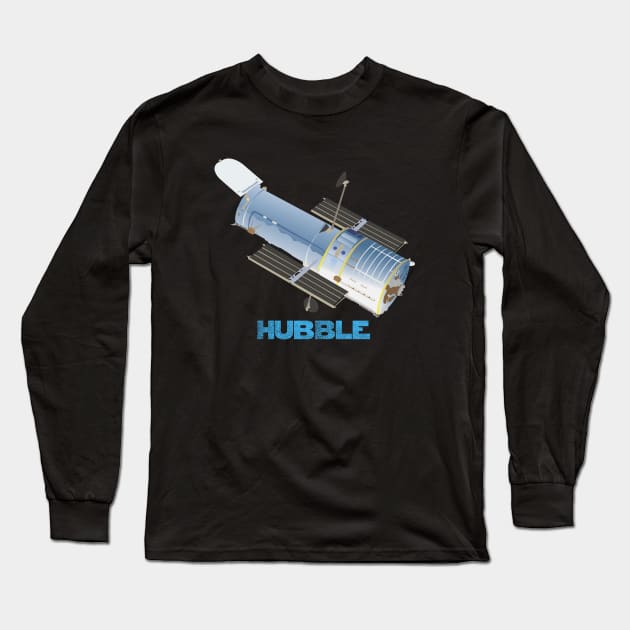 Hubble Space Telescope Long Sleeve T-Shirt by NorseTech